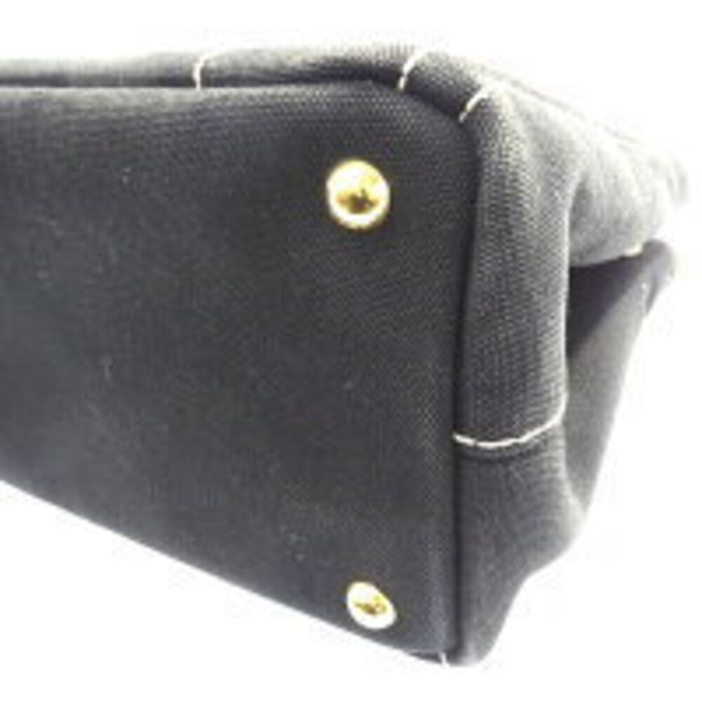 Prada tote bag shoulder Canapa black - Picture 5 of 11